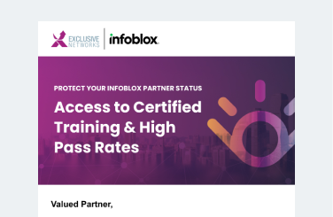Infoblox Authorised Training Services - Email 2