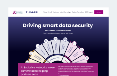 Thales Hub Campaign - Landing Page